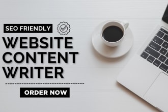 be your SEO website content writer and copywriter