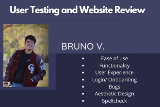 user test your website, ios app, mobile game