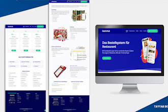 design responsive landing page website
