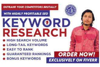 do advanced SEO keyword research and competitor analysis