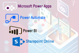 develop power apps and power bi with sharepoint online