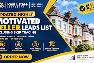 find motivated real estate seller leads with skip tracing