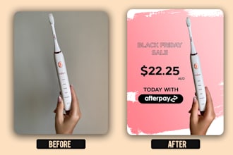 design product ads, instagram posts and photos