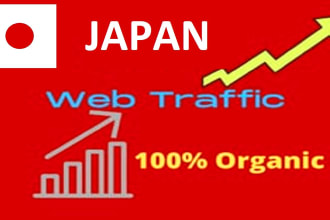 increase organic website traffic for japan visitors