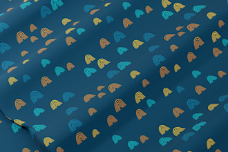 illustrate seamless pattern design, textile pattern, custom pattern, print