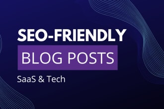 write SEO friendly blog posts and articles