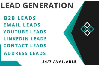 create b2b leads,find email address