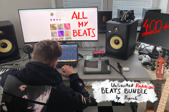 give you all my 400 trap beats with unlimited lease license