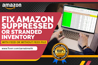 fix amazon suppressed listing inventory or fix fba stranded inventory