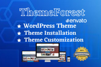 install and customize themeforest envato on your wordpress website, demo import
