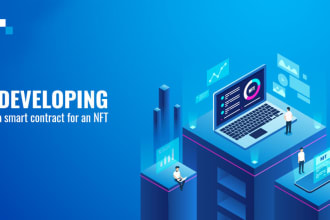 create nft smart contract and develop nft minting website