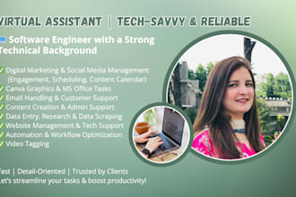 be your online VA, VA tasks, admin tasks, assistant