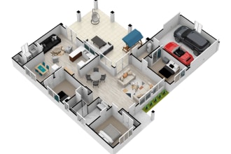 draw 3d floorplan through sketches, matterport tour