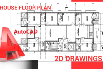do 2d autocad drawings