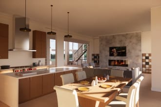 create realistic interior, exterior rendering in revit