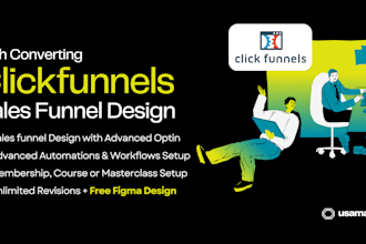 design clickfunnels sales funnel, clickfunnels landing page