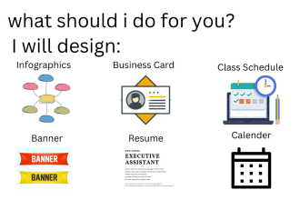 devise the considerable valuable infographic, business card, and class schedule
