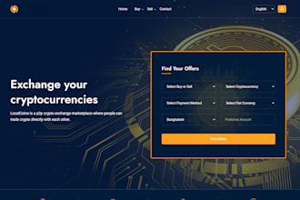 create a professional multicurrency exchange website