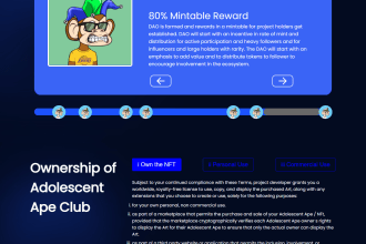 create nft  crypto landing page  multiple page using react js