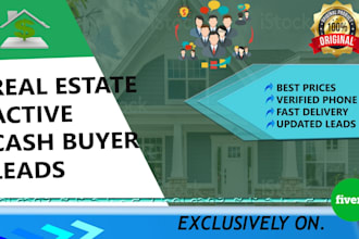 give active real estate cash buyers leads