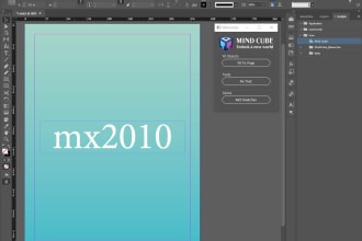 create adobe indesign scripts with UI