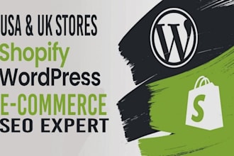 do shopify and wordpress ecommerce store SEO to improve store ranking for sales