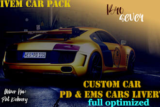 fivem custom car pack pd and ems all cars