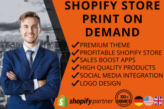 create a complete print on demand shopify store