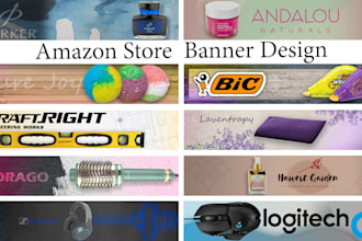 design amazon store banner