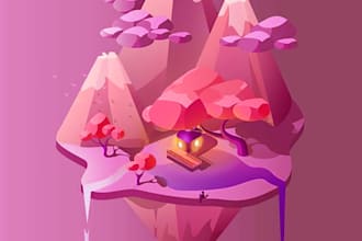 design low poly model in blender