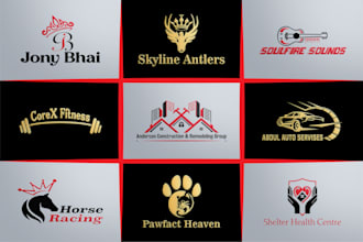 make minimalist innovative brand logo design