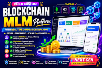 build custom blockchain MLM platform with real time commission tracking