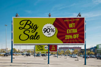 design signage, billboards, and outdoor banners to promote your business