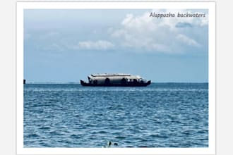 send 3 postcards and handwritten messages from kerala,india