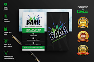 design outstanding business card with multiple concepts