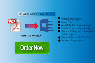 design, edit, format your word document within 12hr