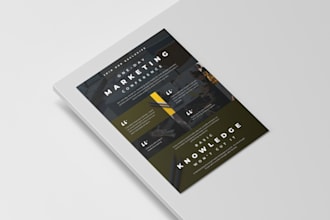design creative flyers, invites and posters