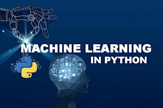 do any type of machine learning deep learning python projects