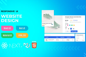 expert reactjs developer figma to react conversion with nextjs , mui, tcss
