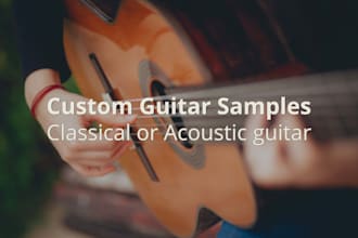 record steel and nylon guitar samples