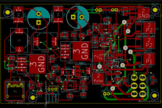 design schematics and pcb layout in proteus, kicad, altium, easyeda