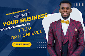 Best Deals!  migrate your current clickfunnels setup to clickfunnels 2 0 or ghl