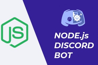 create a discord bot in node js for you