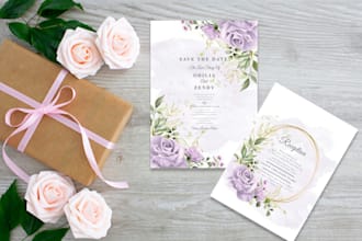 design beautiful invitation card for your event