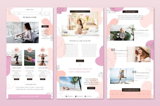 do mailchimp, klaviyo email newsletter template