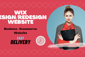 create wix website design, redesign wix website, wix expert website redesign