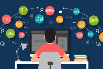 make a nodejs , golang servers and react websites