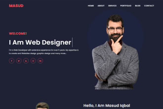 build a personal portfolio website