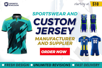 be your designer and manufacturer for your sports uniform