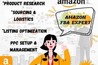 be your amazon store manager and VA for fba private label and wholesale